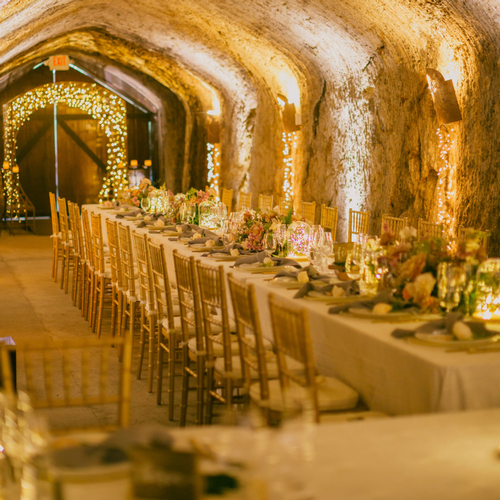 Wine Cave at Hans Fahden Vineyards in Napa Valley